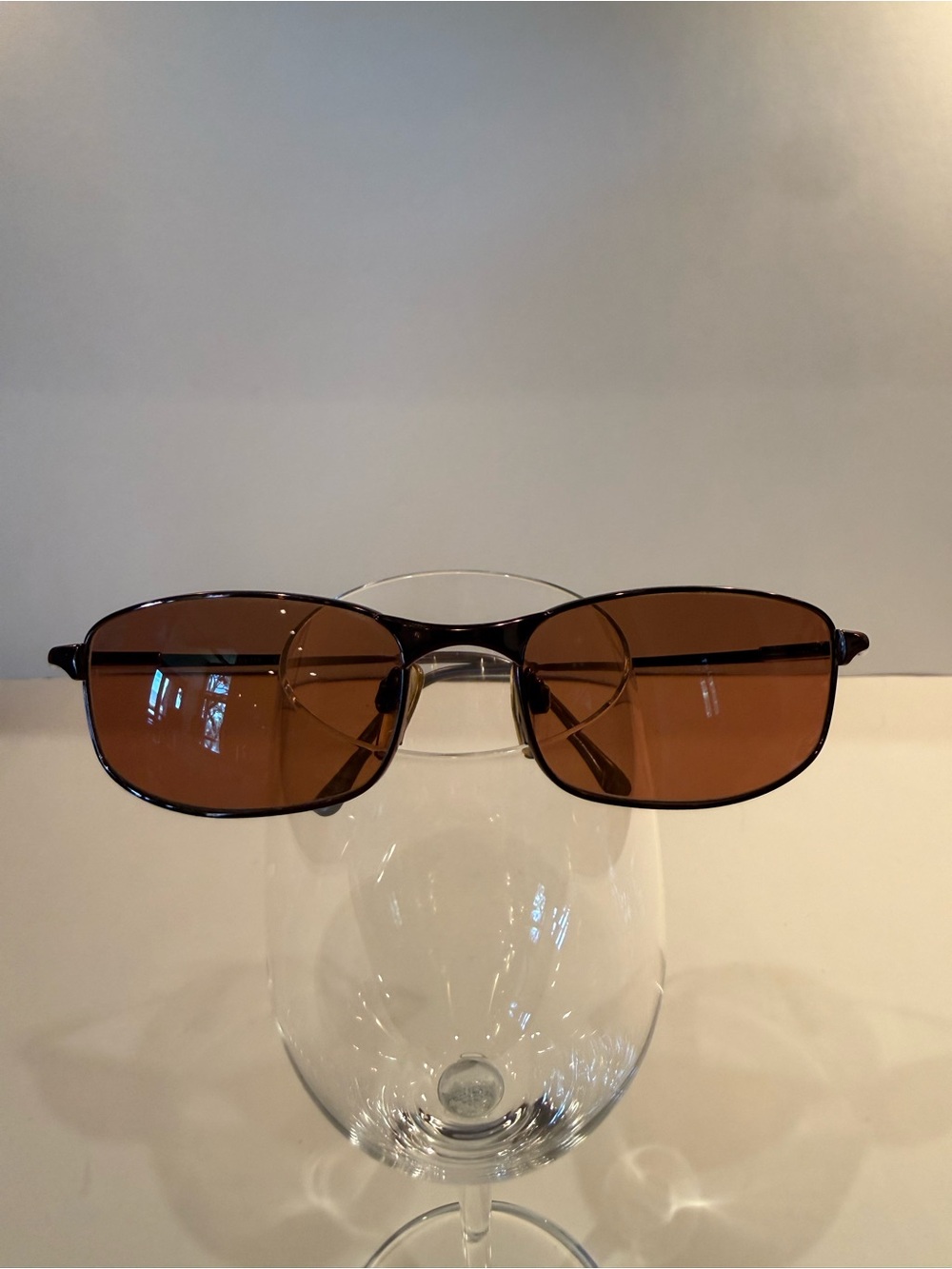 Like New Serengeti Cooper Metal Framed Sunglasses